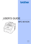 Brother MFC-9010CN User`s guide