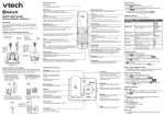 VTech DS6421-4 User`s manual