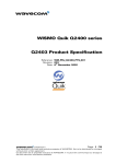Wavecom G1800 Specifications