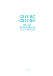 DFI CS65-SC User`s manual