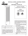 Empire GWT-25-2 Owner`s manual