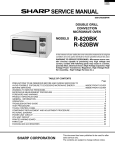 R-820BK R-820BW SERVICE MANUAL