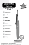 Bissell 31N1 Steam Mop Deluxe Owner`s Manual | Sylvane